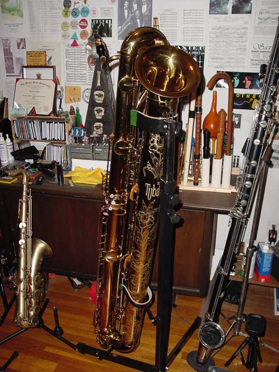 Tubax+saxophone